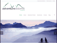 Tablet Screenshot of adventuredolomiti.com